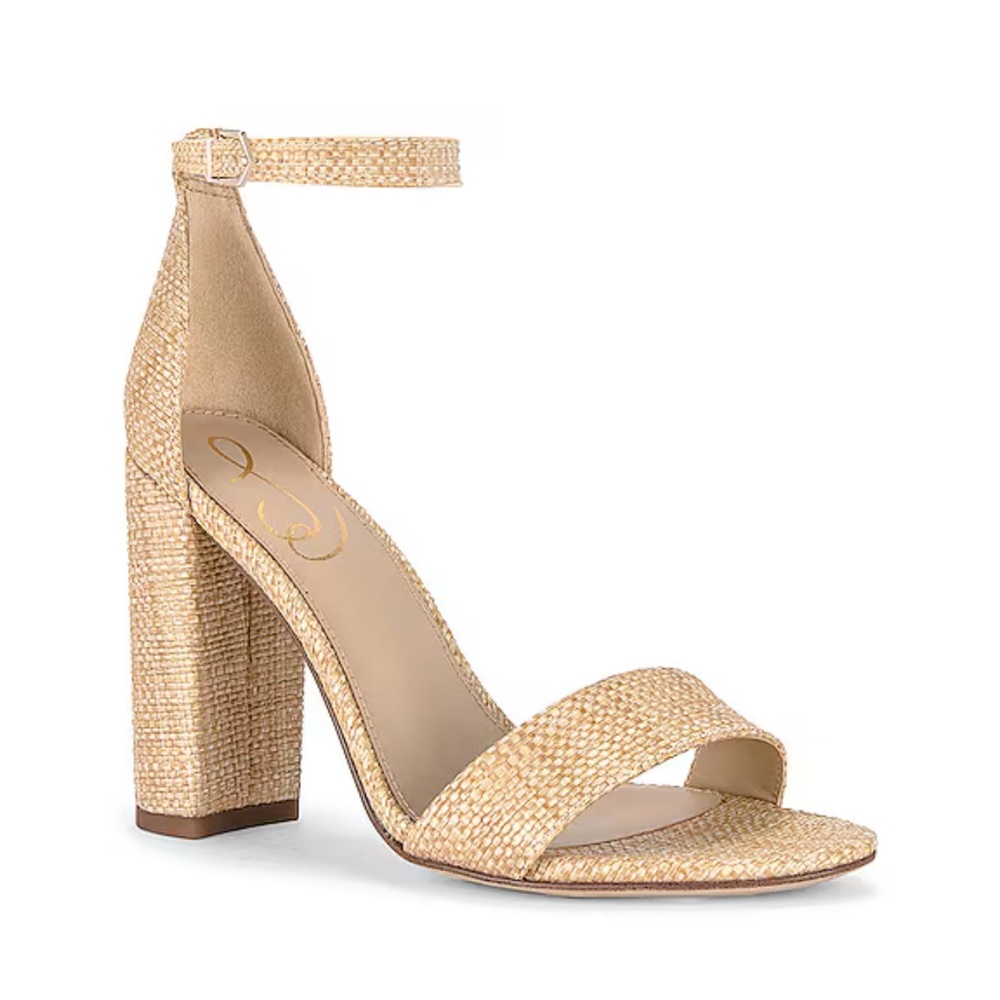 Sam Edelman NWOB Yaro Heel in Bleached Beechwood, Size 8